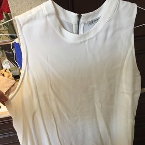 Cream sleeveless top