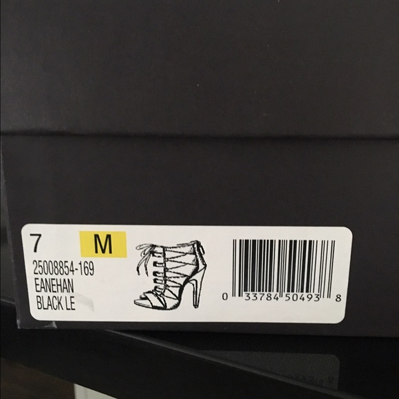 Enzo Angiolini Black Gladiator Heels - Picture 4 of 4