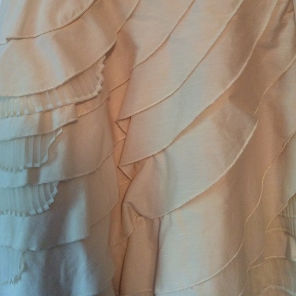 Cream colored prom dress - Picture 3 of 4