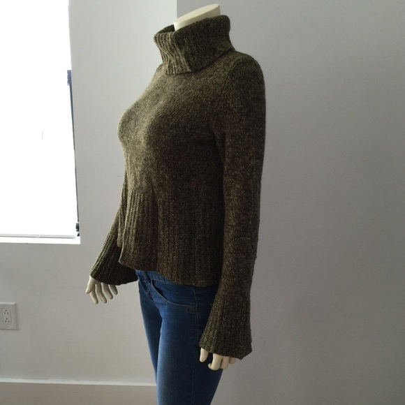 Express Turtleneck Sweater with Bell Sleeves - Picture 2 of 2