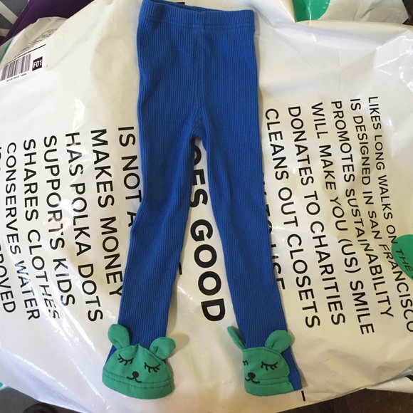 Baby leggings - blue