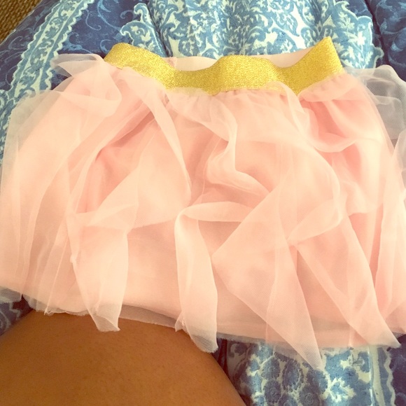 3T pink n gold tutu