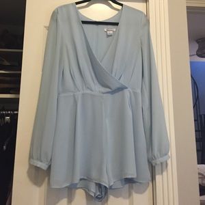 Pale blue romper