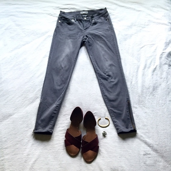 Madewell grey cotton blend jean size 29