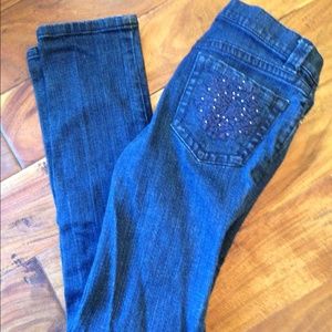 R.E.U.S.E.D Recycled Jeans. Dark Wash Slim Fit.