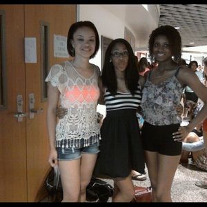 Crochet summer blouse