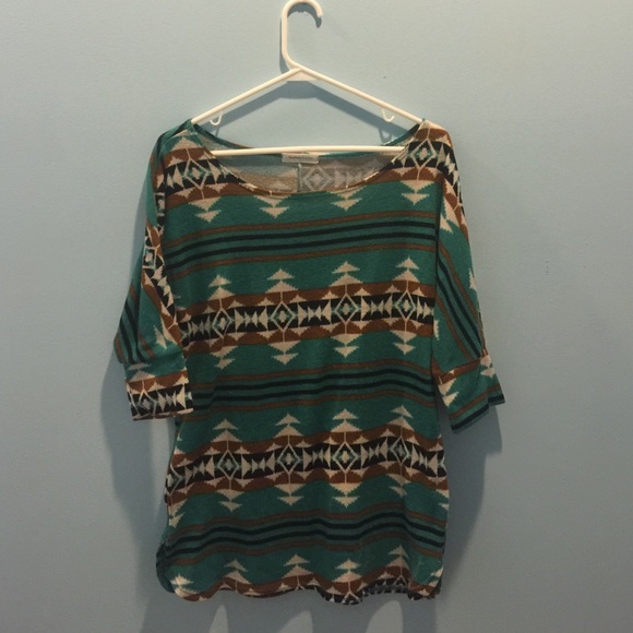 Tribal print sweater