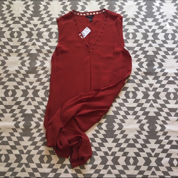 Forever 21 long sleeveless tunic