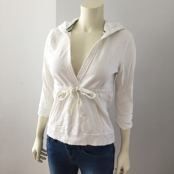 Hooded Terry Shirt with Front Pockets