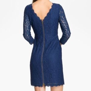 Adrianna Papell Lace Overlay Sheath Dress