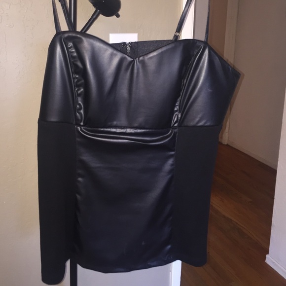 Torrid polyester bustier top.