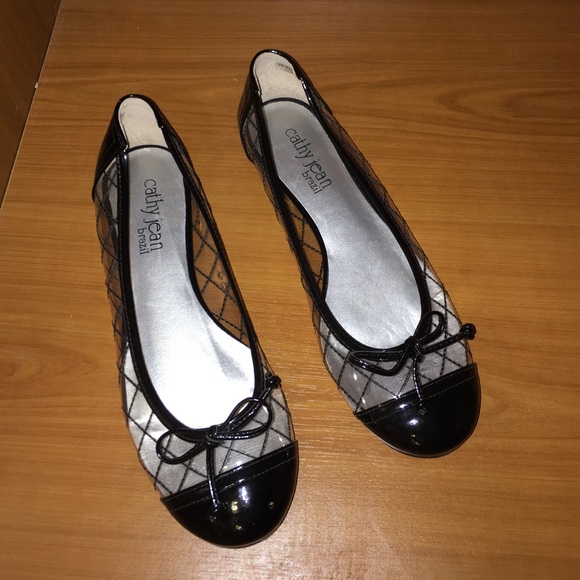 Cathy Jean Shoes - Cathy Jean Brazil Clear Mary Jane Flats