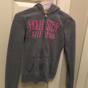 Hollister jacket hoodie like new