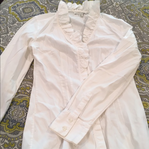 Banana Republic frill collar dress shirt
