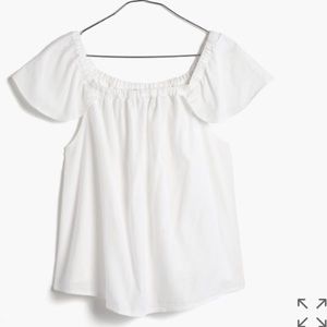 Madewell off the shoulders top