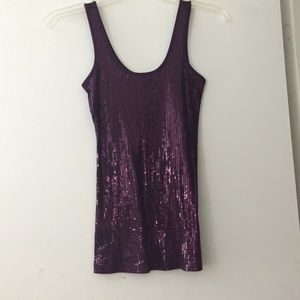 Express sparkle tank top