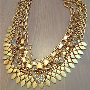 Sutton gold necklace 5 in 1