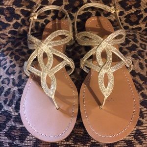 Unisa sparkly gold sandals