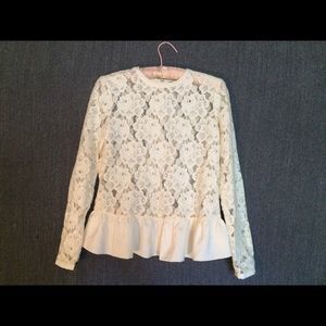 Off white Lace Blouse