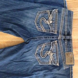 Silver Suki 17" Surplus Jeans