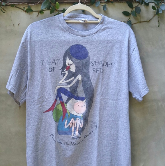 *Adventure Time Marceline and Finn tshirt*