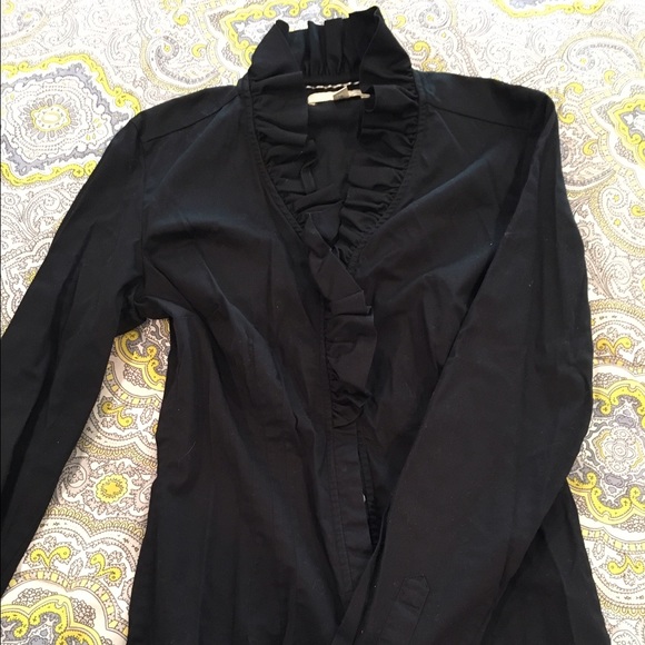 Banana Republic frill collar dress shirt