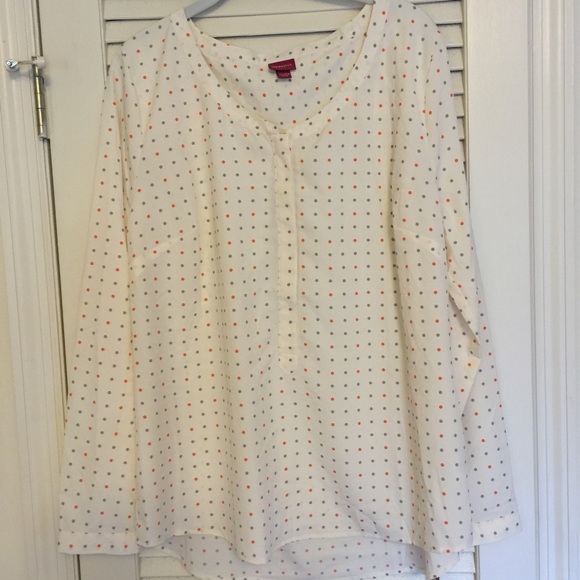LAST CHANCE ⚡️Merona Polka Dot Shirt XL