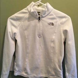 Girls TNF 1/4 Zip Fleece Jacket