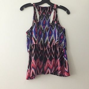 Front zipper tank top