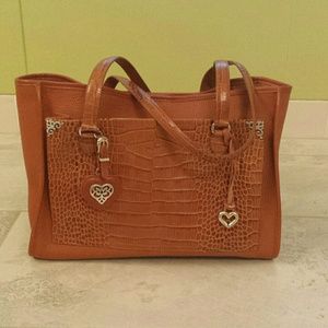 NWOT Brighton Tan Leather Handbag