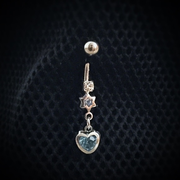 New Sterling Silver Belly Button Ring