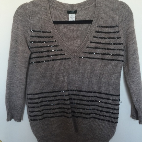 J.Crew merino wool sweater with sequins - Picture 1 of 2