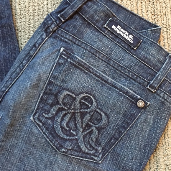 Rock & Republic dark wash skinny jeans