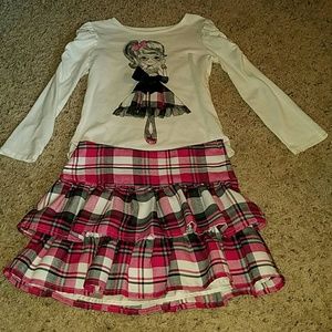 Children's Place Skirt, Shirt & Headband
