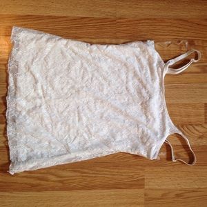 White lace Cami