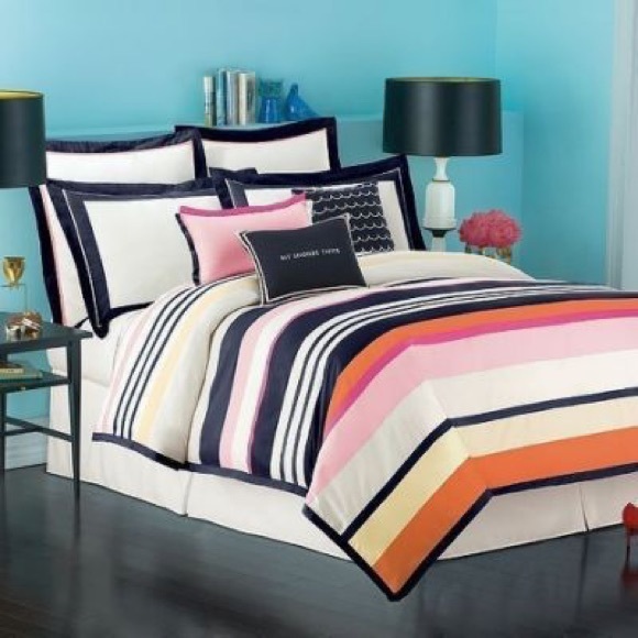 Striped Kate Spade Duvet -King
