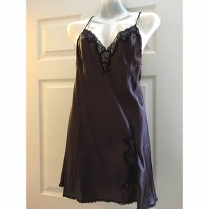 Fredrick's of Hollywood Lingerie Lace Slip Size L