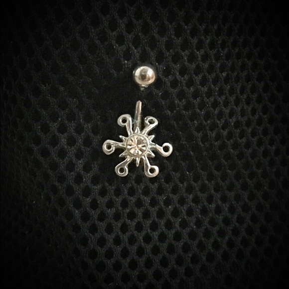 New Sterling Silver Belly Button Ring