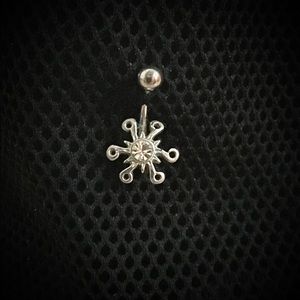 New Sterling Silver Belly Button Ring
