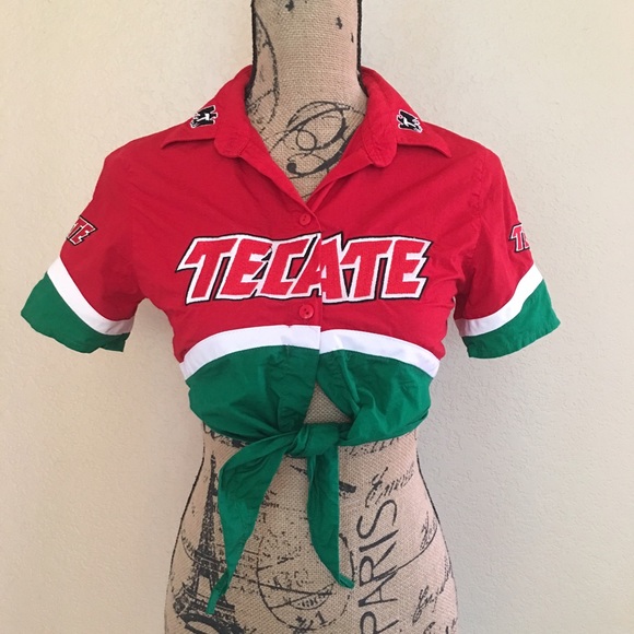 TECATE - beer promo model sexy crop top small