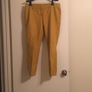 Dalia Collection Mustard Yellow Crop pants