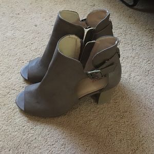 Open toe boots worn only twice!