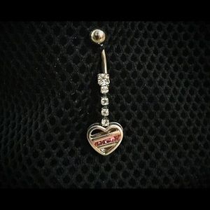 New Sterling Silver Belly Button Ring