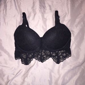 VS PINK Medallion Lace Push-up Bralette