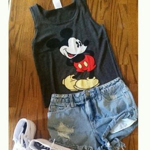 Mickey Mouse tank top grey