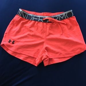 Coral/ Hot Pink Under Armour Shorts