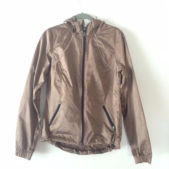 Brown windbreaker