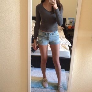 BDG Long Sleeve Crop Top