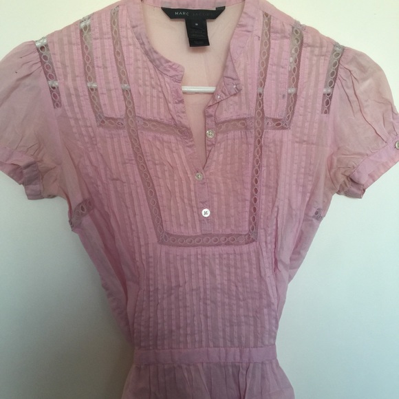 Marc Jacobs peasant tie blouse