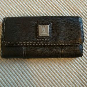 Brown leather wallet
